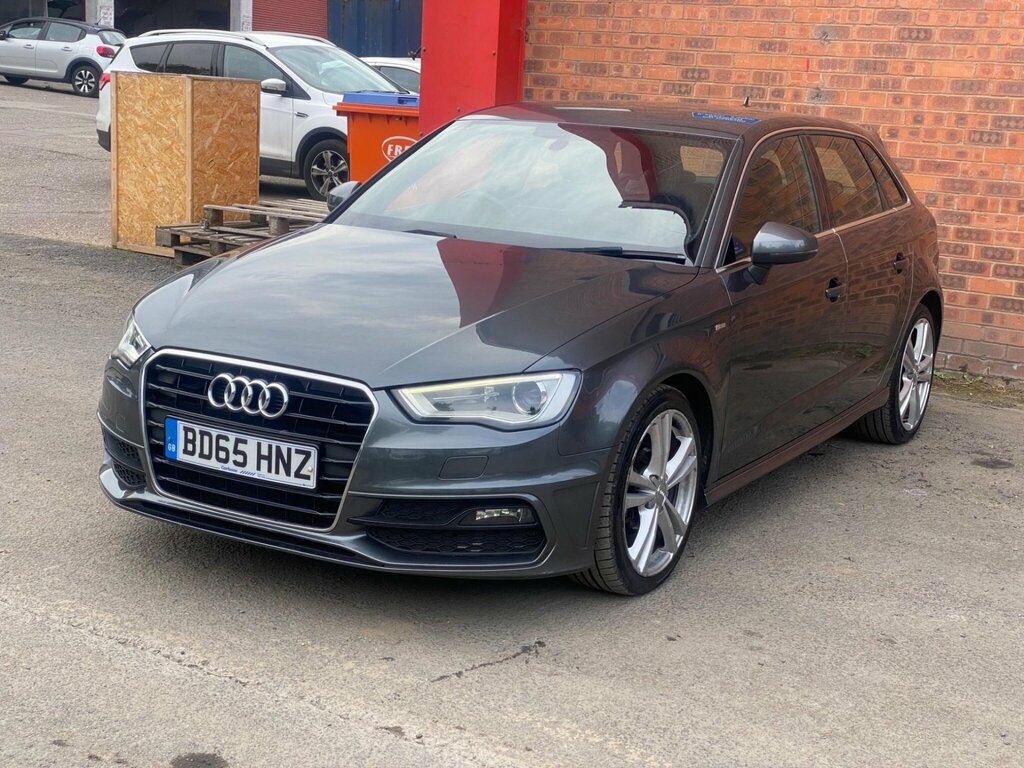Audi A3 2.0 Tdi S Line Sportback Euro 6 Ss BD65HNZ Grey #2