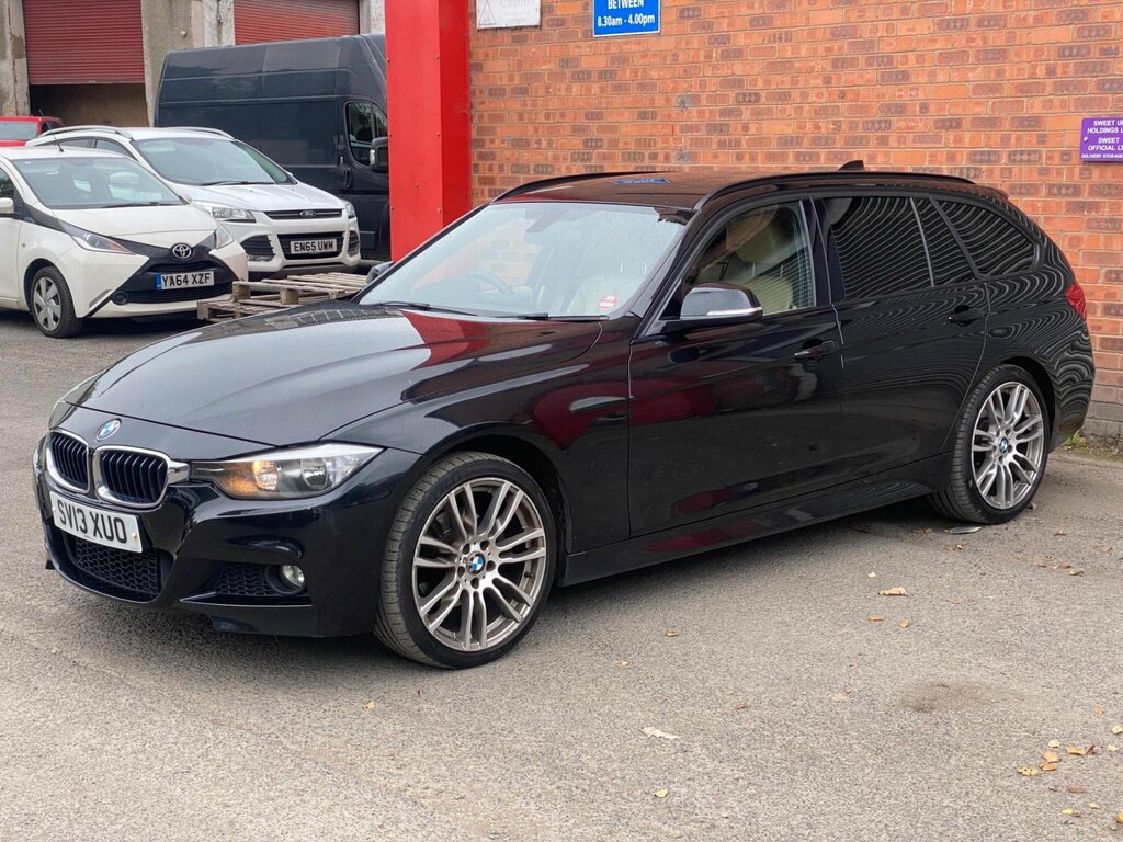 BMW 3 Series 2.0 320D M Sport Touring Xdrive Euro 5 Ss SV13XUO Black #2