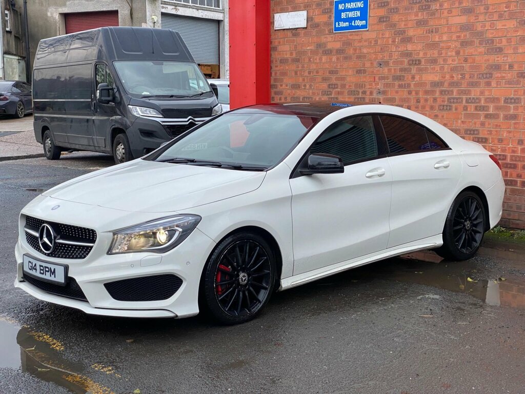 Mercedes-Benz CLA Class 2.1 Cla220 Cdi Amg Sport Coupe 7G-dct Euro 6 Ss G14BPM White #2