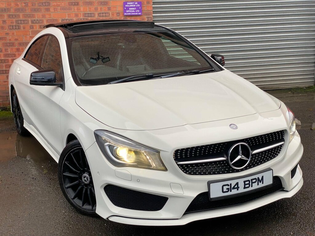 Mercedes-Benz CLA Class 2.1 Cla220 Cdi Amg Sport Coupe 7G-dct Euro 6 Ss White