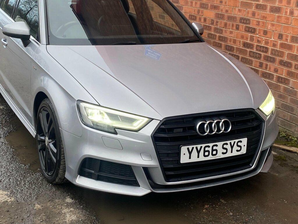 Audi A3 1.6 Tdi S Line Sportback Euro 6 Ss YY66SYS Silver #5