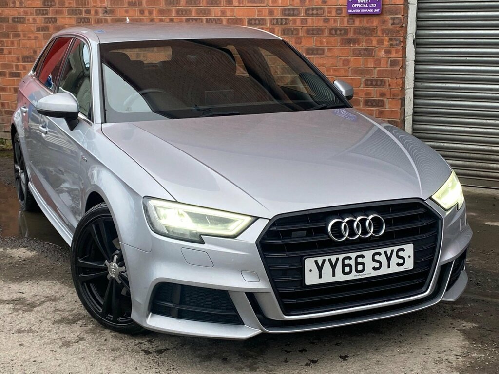 Audi A3 1.6 Tdi S Line Sportback Euro 6 Ss YY66SYS Silver
