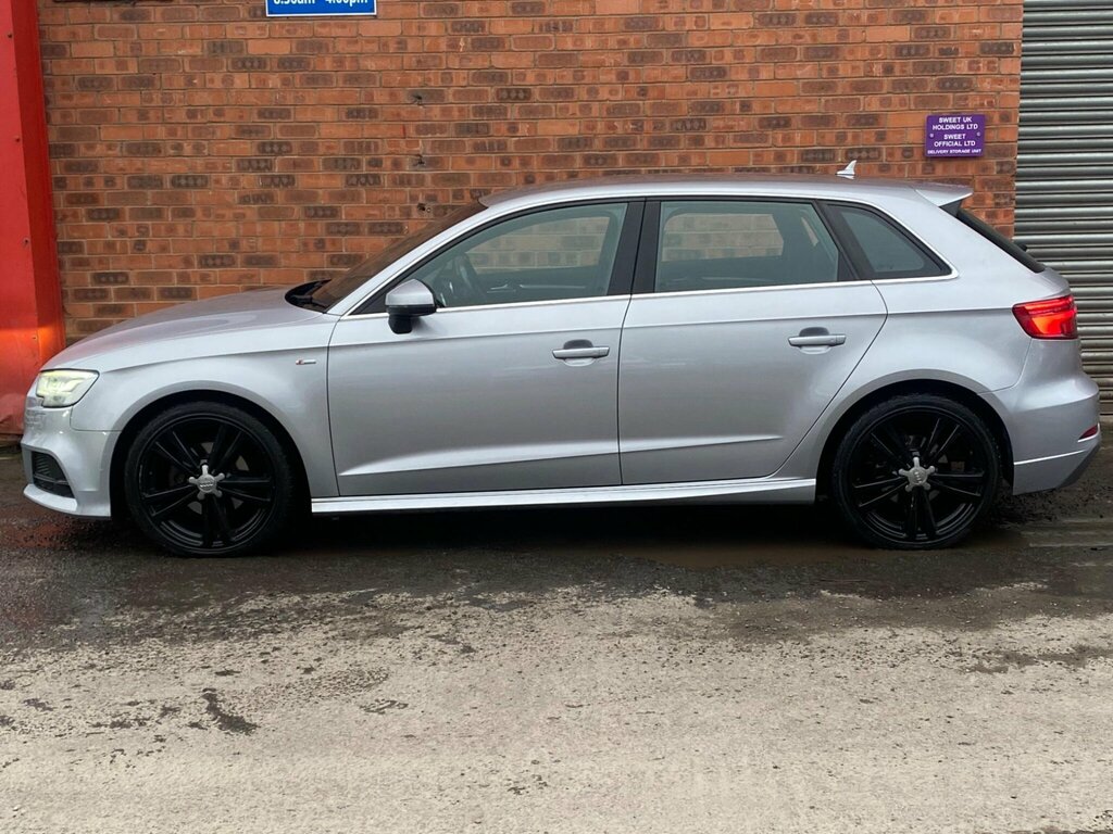 Audi A3 1.6 Tdi S Line Sportback Euro 6 Ss YY66SYS Silver #4