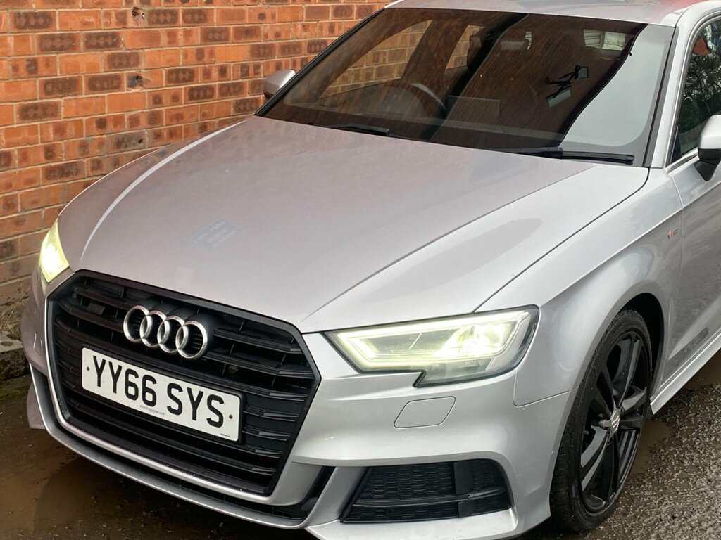 Audi A3 1.6 Tdi S Line Sportback Euro 6 Ss YY66SYS Silver #2