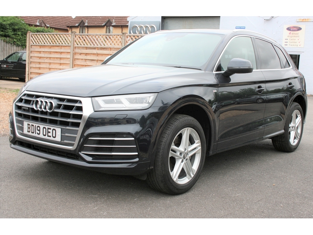 Audi Q5 2.0 Tdi Quattro S Line U739 Ulez Blue