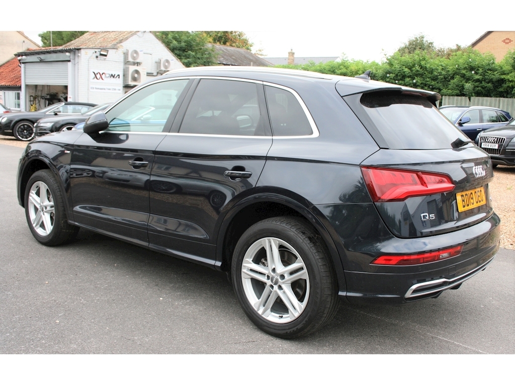 Audi Q5 2.0 Tdi Quattro S Line U739 Ulez BD19OEO Blue #3