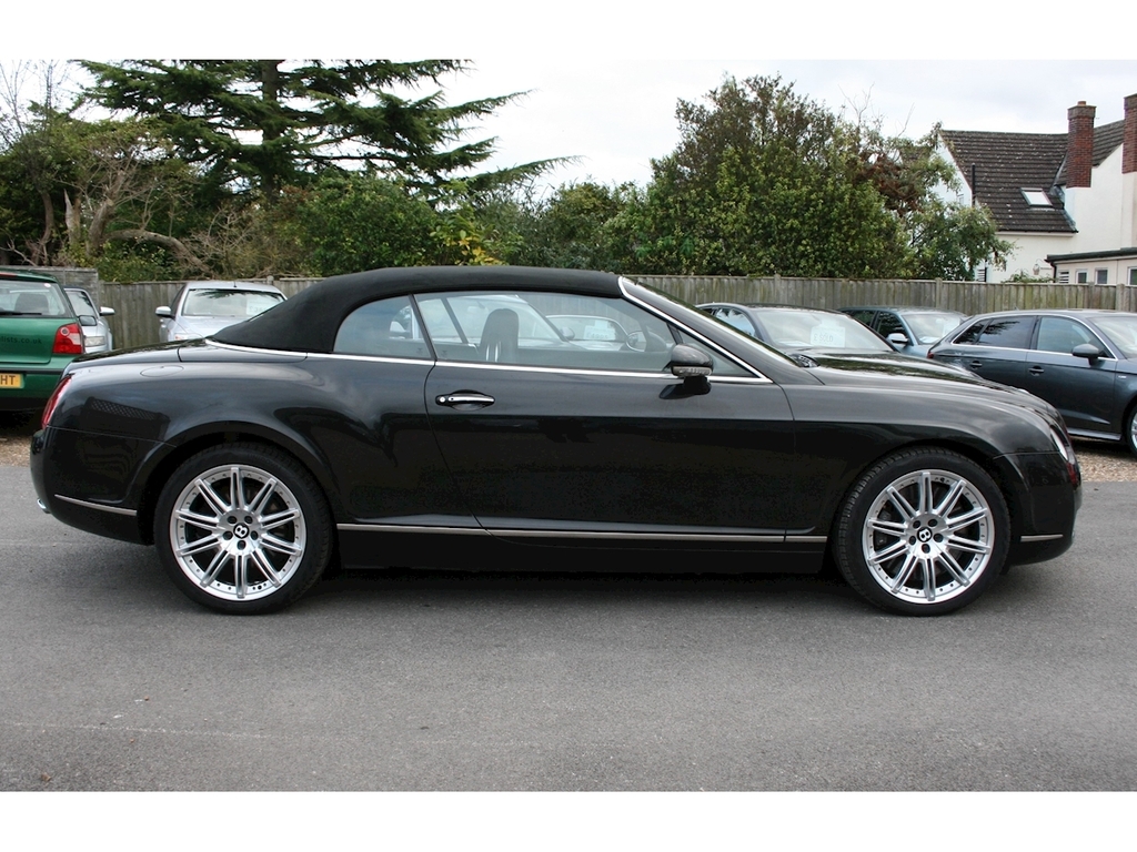 Bentley Continental Gt 6.0 W12 Gtc Convertible U749 Black #4
