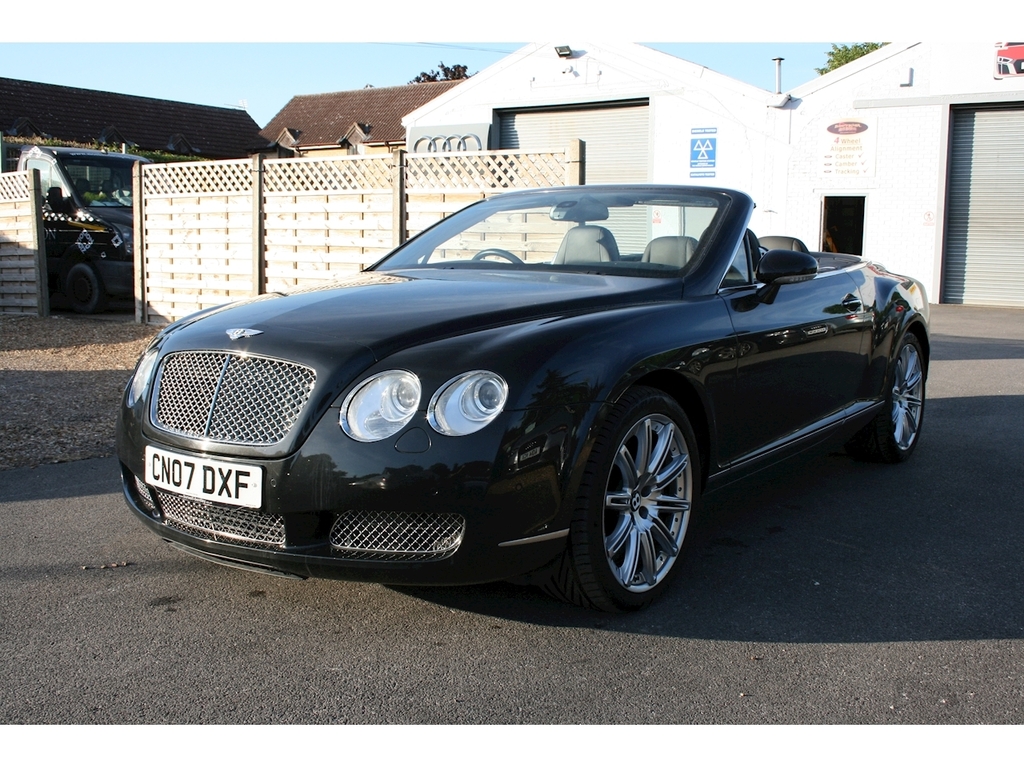 Bentley Continental Gt 6.0 W12 Gtc Convertible U749 Black