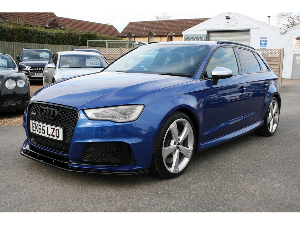 Audi RS3 2.5 Tfsi362 Quattro Sportback U809 Ulez Blue