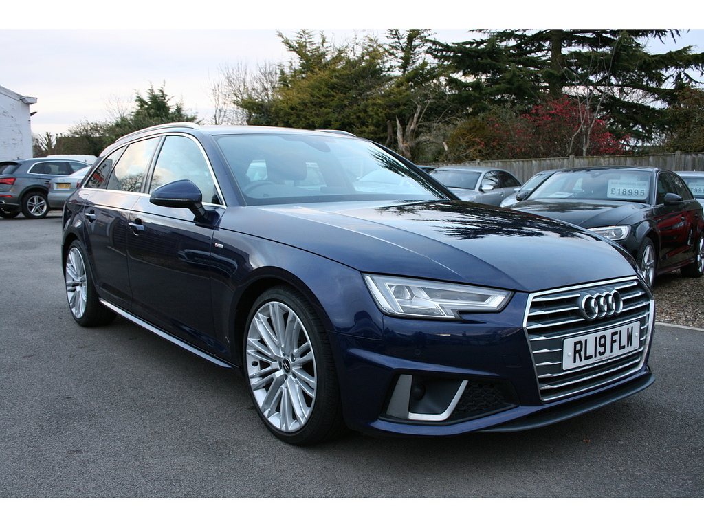 Audi A4 Avant 2.0 Tdi S Line Estate U871 Ulez Blue