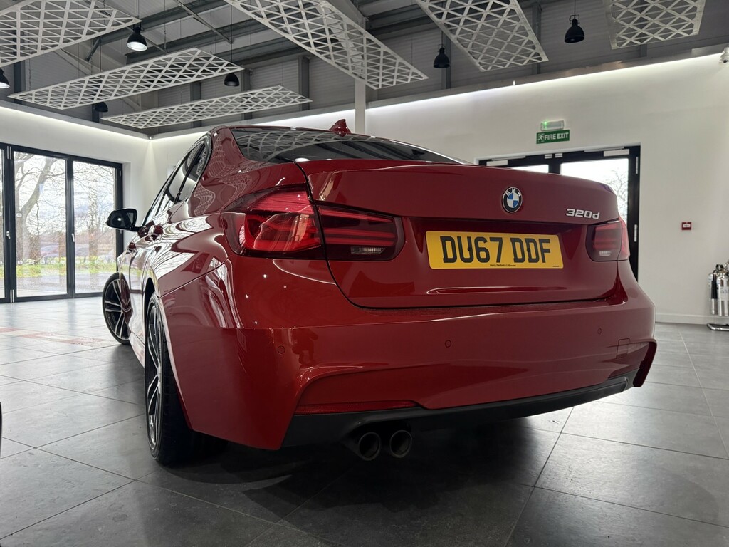 BMW 3 Series Saloon 2.0 320D M Sport Shadow Edition Saloon 201 DU67DDF Red #6