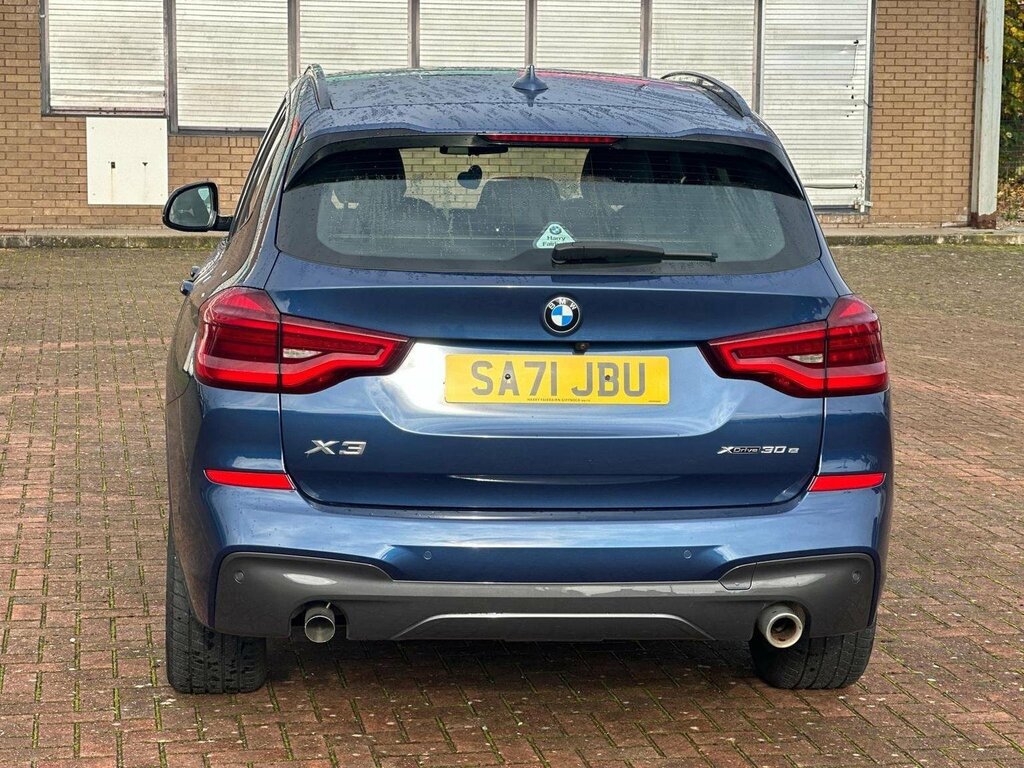 BMW X3 2.0 30E 12Kwh M Sport Xdrive Euro 6 S S SA71JBU Blue #3
