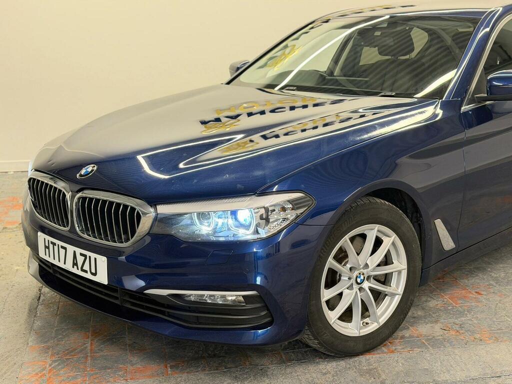 BMW 5 Series 2.0 520D Se Euro 6 Ss 2017 HT17AZU Blue #6