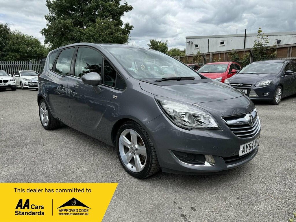 Vauxhall Meriva Mpv 1.6 Cdti Ecoflex Tech Line Euro 6 Ss 2 Grey