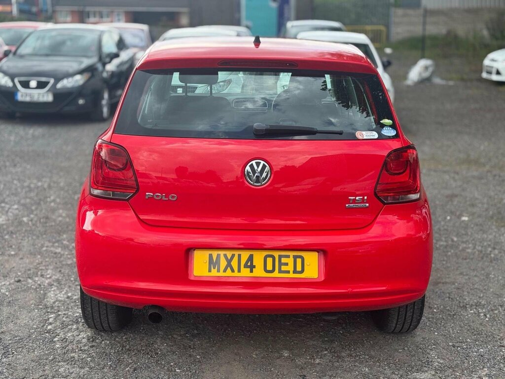 Volkswagen Polo Hatchback 1.2 Tsi Bluemotion Tech Se Hatchback MX14OED Red #6