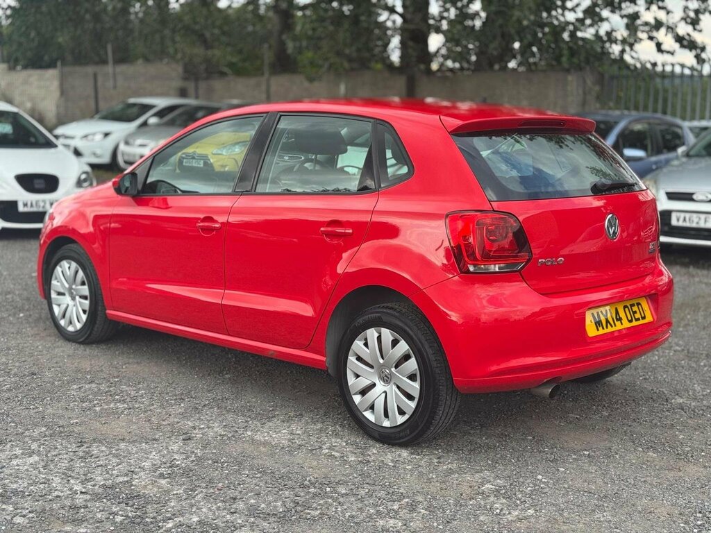 Volkswagen Polo Hatchback 1.2 Tsi Bluemotion Tech Se Hatchback MX14OED Red #5