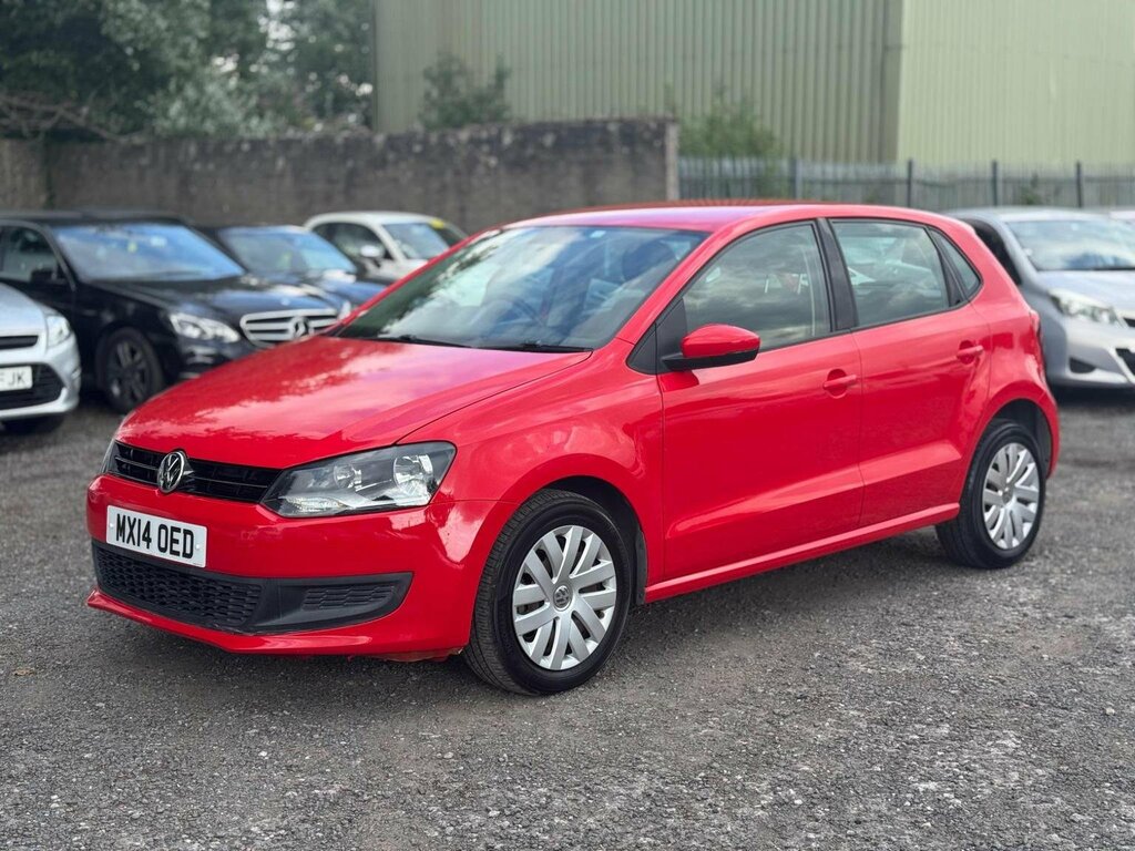Volkswagen Polo Hatchback 1.2 Tsi Bluemotion Tech Se Hatchback MX14OED Red #3