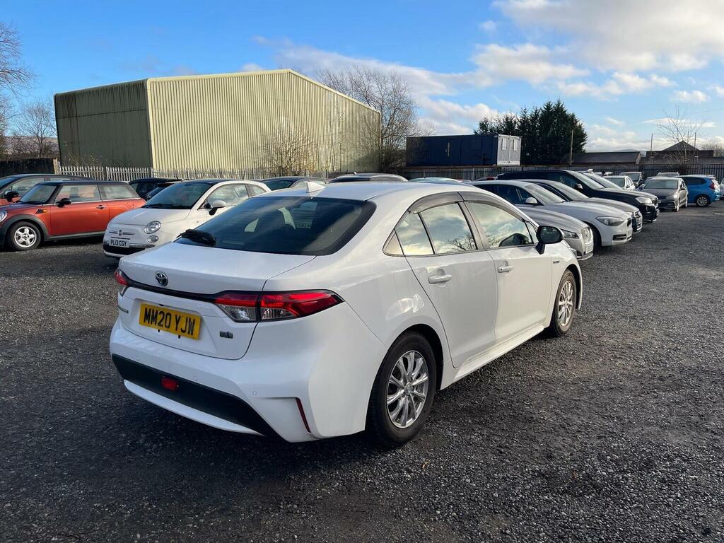 Toyota Corolla Saloon 1.8 Vvt-h Design Cvt Euro 6 Ss 2020 MM20YJW White #5