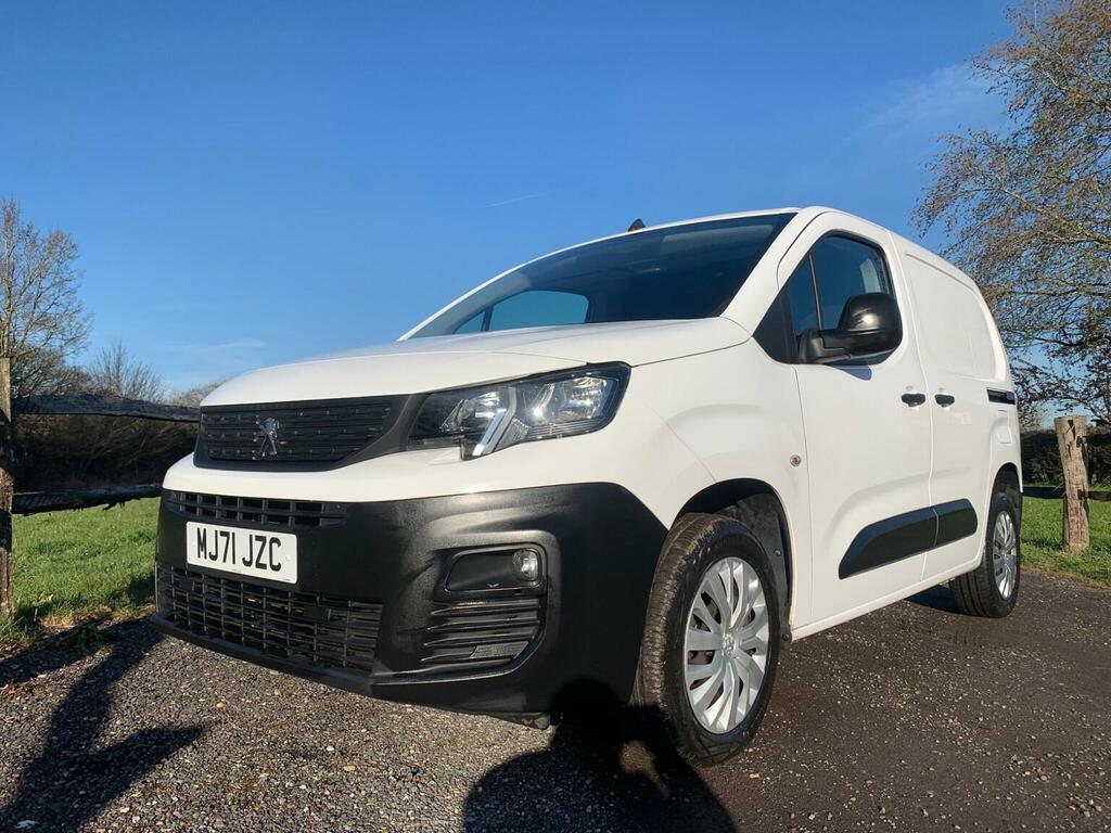 Peugeot Partner Panel Van 1.5 Bluehdi 1000 Professional Premium St MJ71JZC White #3