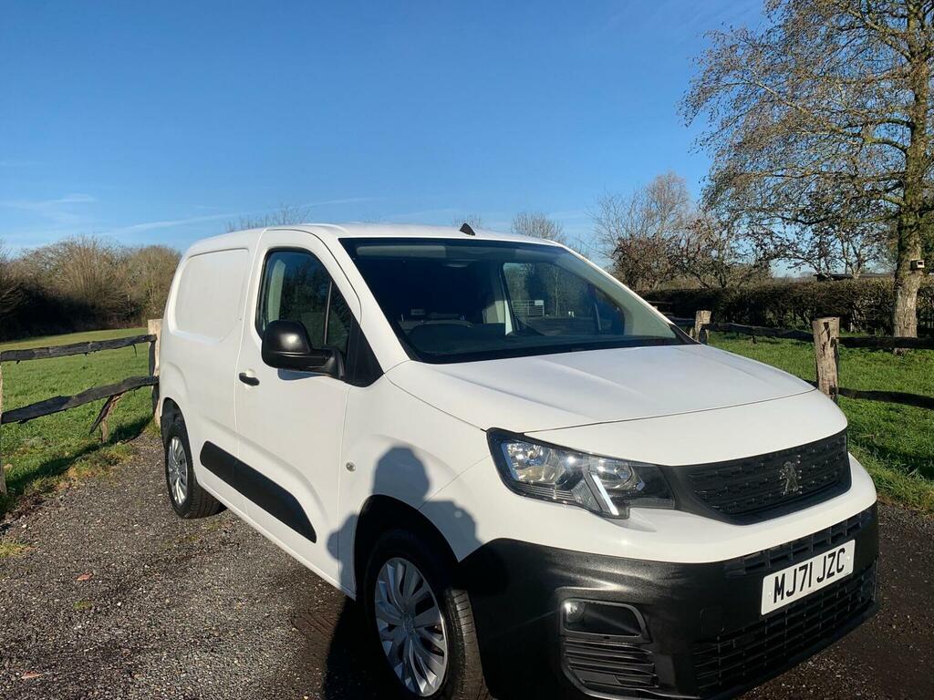 Peugeot Partner Panel Van 1.5 Bluehdi 1000 Professional Premium St MJ71JZC White #6