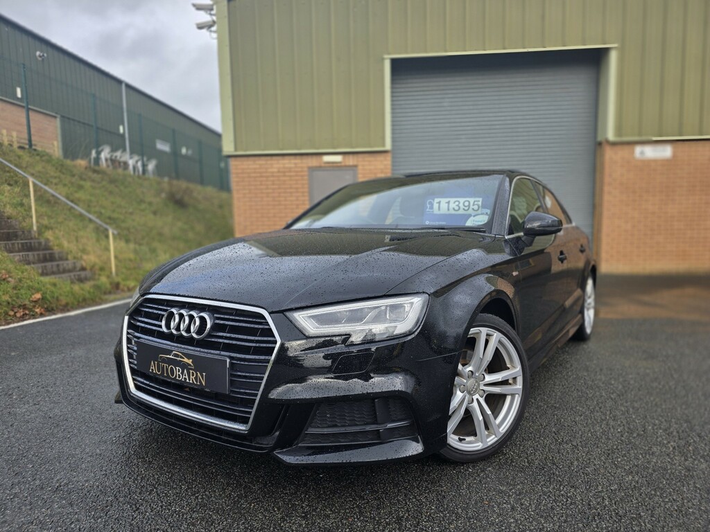 Audi A3 Saloon 1.5 Tfsi Cod 35 S Line 2018 Black