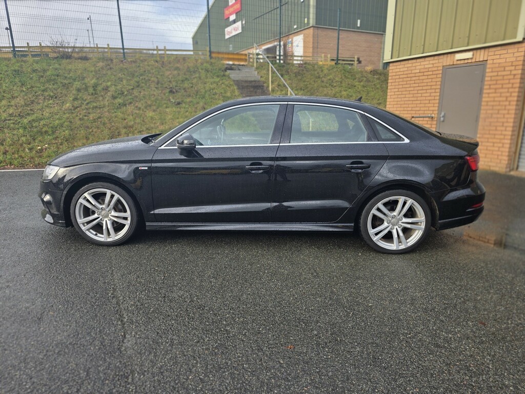Audi A3 Saloon 1.5 Tfsi Cod 35 S Line 2018 PK68SCV Black #3