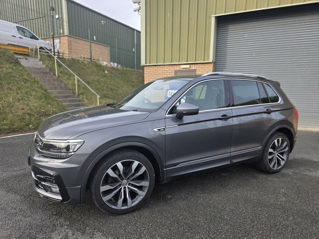 Volkswagen Tiguan Suv 2.0 Tdi R-line 2017 YL67NHT Grey #4