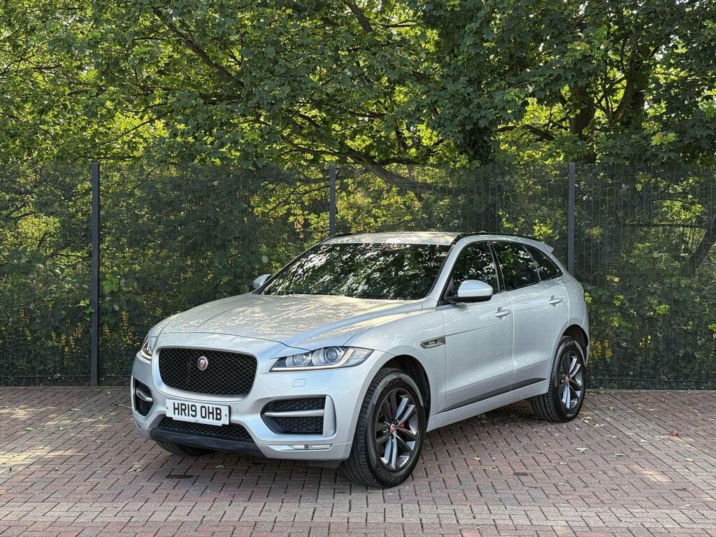 Jaguar F-Pace Suv 2.0 D180 R-sport Awd Euro 6 Ss 20 HR19OHB Silver #3