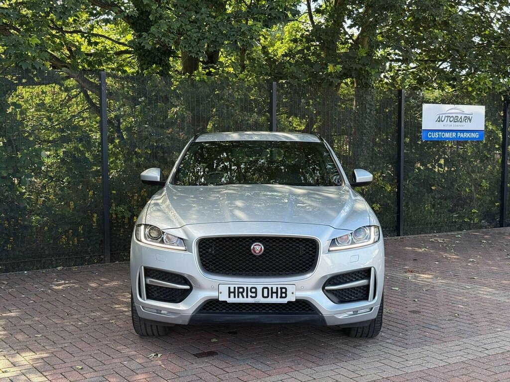 Jaguar F-Pace Suv 2.0 D180 R-sport Awd Euro 6 Ss 20 HR19OHB Silver #2