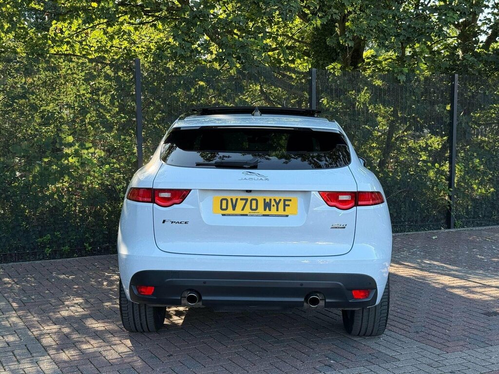 Jaguar F-Pace Suv 2.0 D240 Chequered Flag Awd Euro 6 Ss OV70WYF White #6