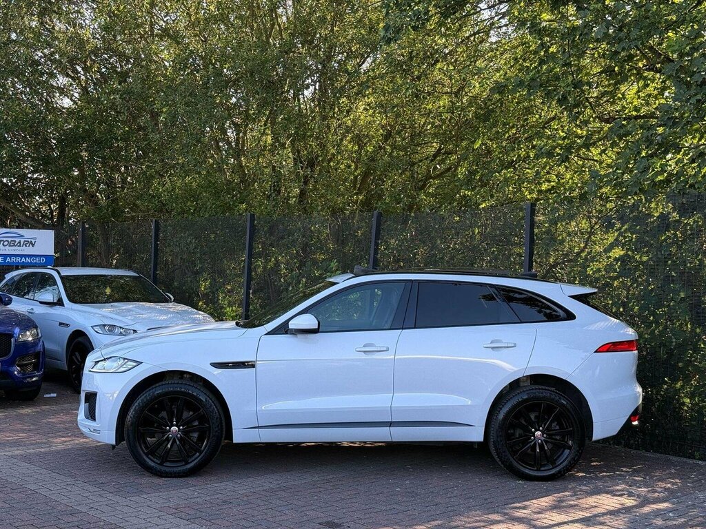 Jaguar F-Pace Suv 2.0 D240 Chequered Flag Awd Euro 6 Ss OV70WYF White #4