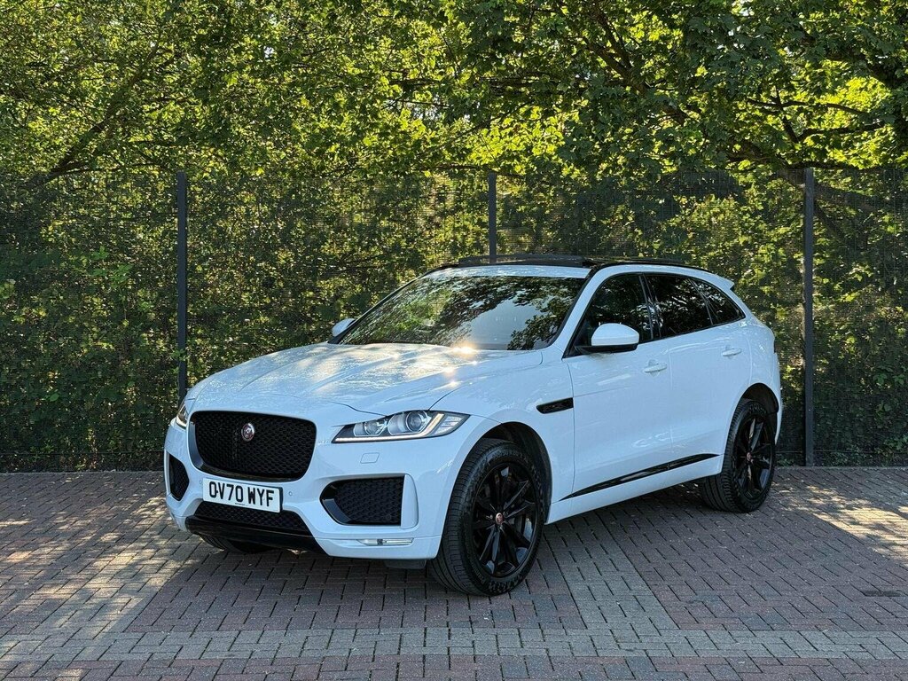 Jaguar F-Pace Suv 2.0 D240 Chequered Flag Awd Euro 6 Ss OV70WYF White #3