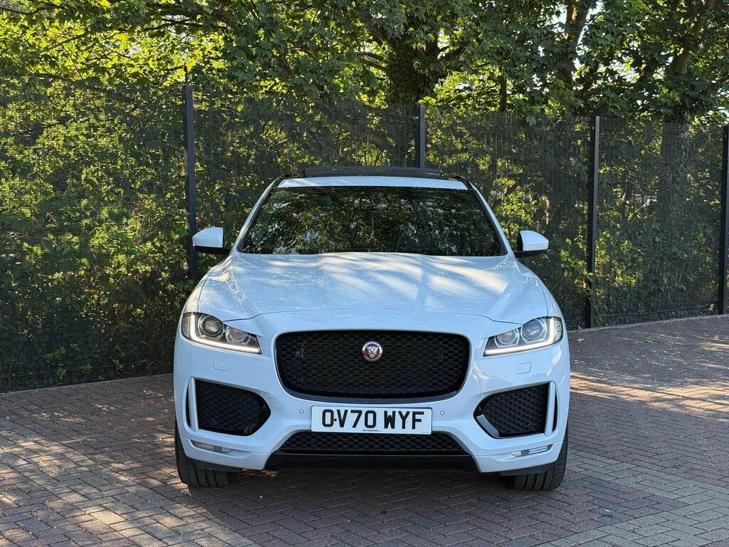 Jaguar F-Pace Suv 2.0 D240 Chequered Flag Awd Euro 6 Ss OV70WYF White #2