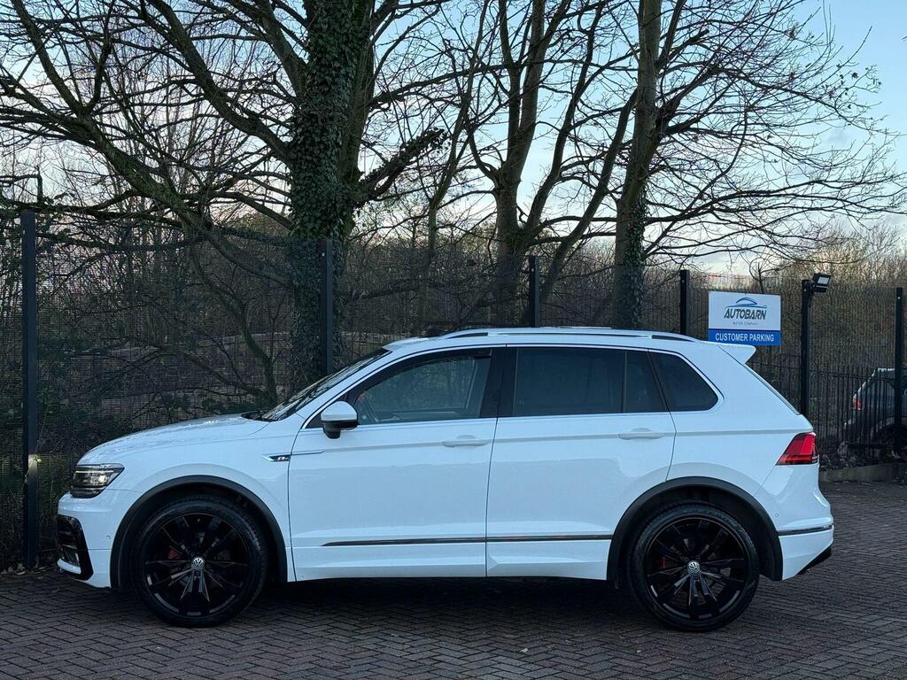 Volkswagen Tiguan Suv 2.0 Tdi R-line Tech Dsg 4Motion Euro 6 Ss 5 YE69HKN White #4
