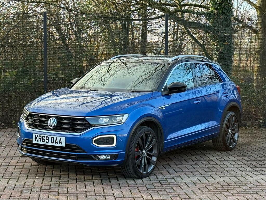 Volkswagen T-Roc Suv 1.5 Tsi Evo R-line Dsg Euro 6 Ss 2019 KR69DAA Blue #3