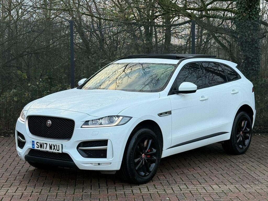 Jaguar F-Pace Suv 2.0 D180 R-sport Awd Euro 6 Ss 20 SW17WXU White #3