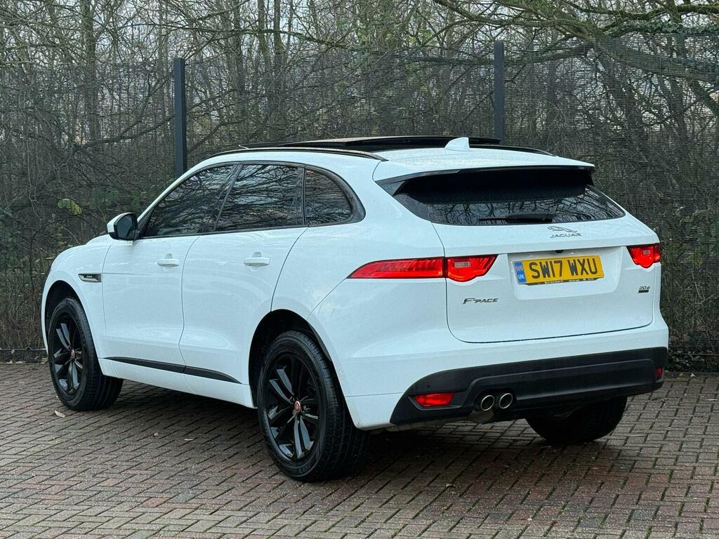 Jaguar F-Pace Suv 2.0 D180 R-sport Awd Euro 6 Ss 20 SW17WXU White #5