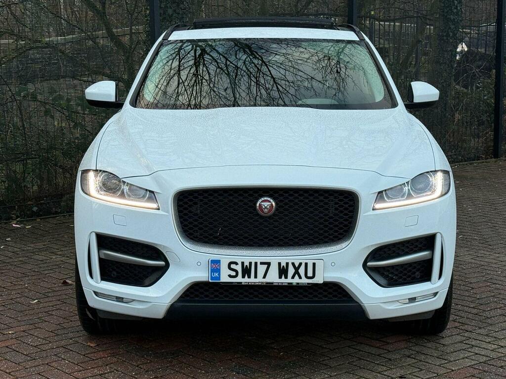 Jaguar F-Pace Suv 2.0 D180 R-sport Awd Euro 6 Ss 20 SW17WXU White #2