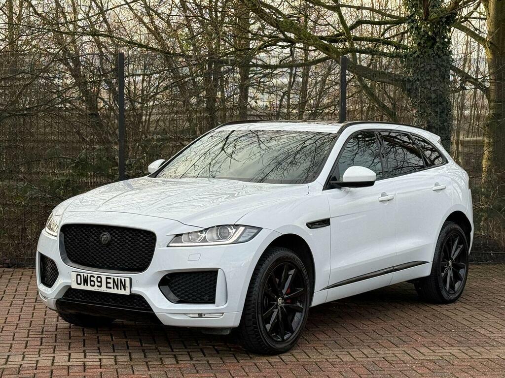 Jaguar F-Pace Suv 2.0 D180 Chequered Flag Awd Euro 6 Ss OW69ENN White #3