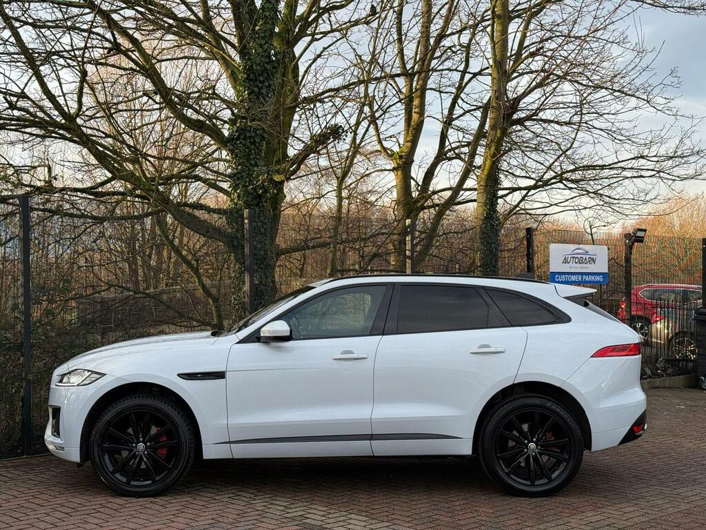 Jaguar F-Pace Suv 2.0 D180 Chequered Flag Awd Euro 6 Ss OW69ENN White #4