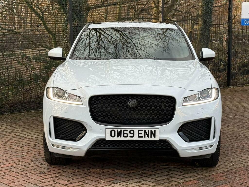 Jaguar F-Pace Suv 2.0 D180 Chequered Flag Awd Euro 6 Ss OW69ENN White #2