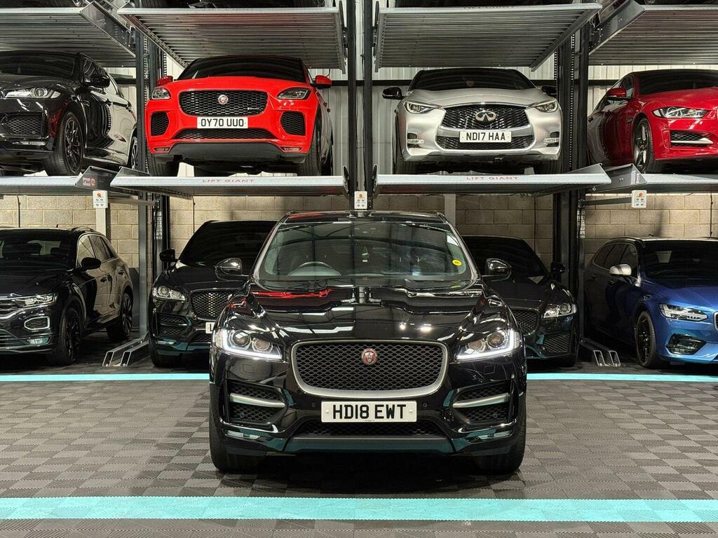 Jaguar F-Pace Suv 2.0 D180 R-sport Awd Euro 6 Ss 20 HD18EWT Black #2