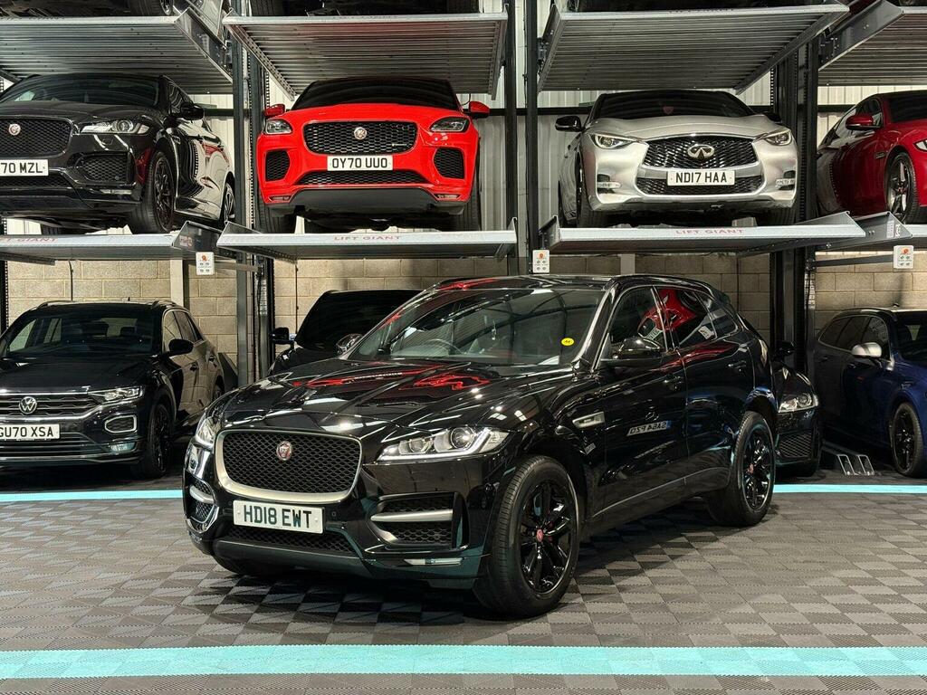 Jaguar F-Pace Suv 2.0 D180 R-sport Awd Euro 6 Ss 20 HD18EWT Black #3