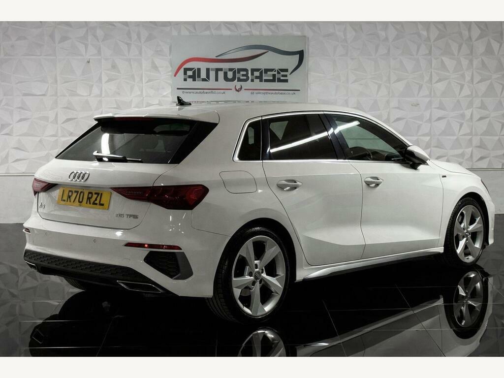 Audi A3 1.5 Tfsi 35 S Line Sportback Euro 6 Ss LR70RZL White #5