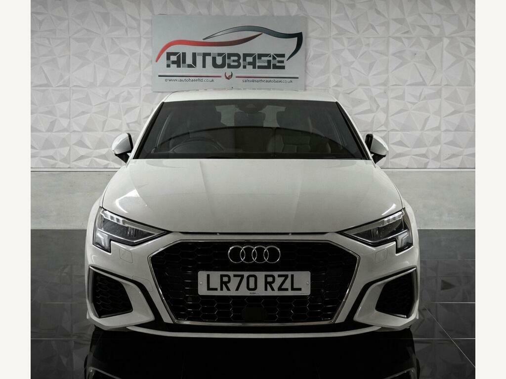 Audi A3 1.5 Tfsi 35 S Line Sportback Euro 6 Ss LR70RZL White #2
