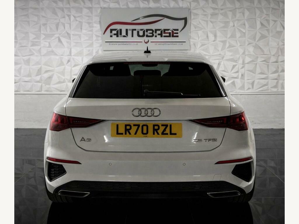 Audi A3 1.5 Tfsi 35 S Line Sportback Euro 6 Ss LR70RZL White #6