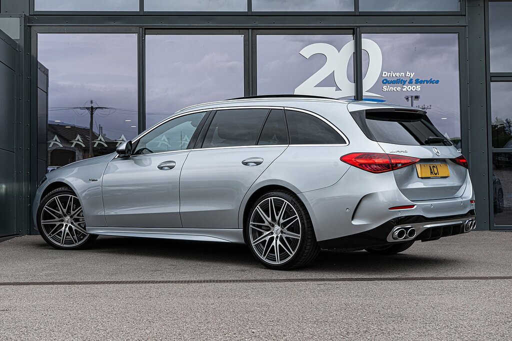 Mercedes-Benz C Class C43 Mhev Amg Silver #2
