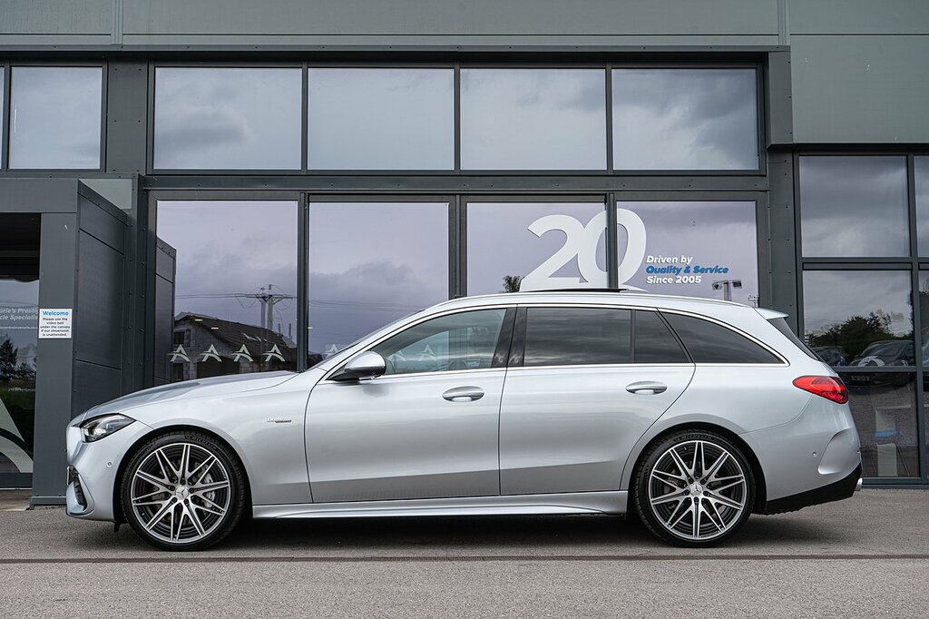 Mercedes-Benz C Class C43 Mhev Amg Silver #5