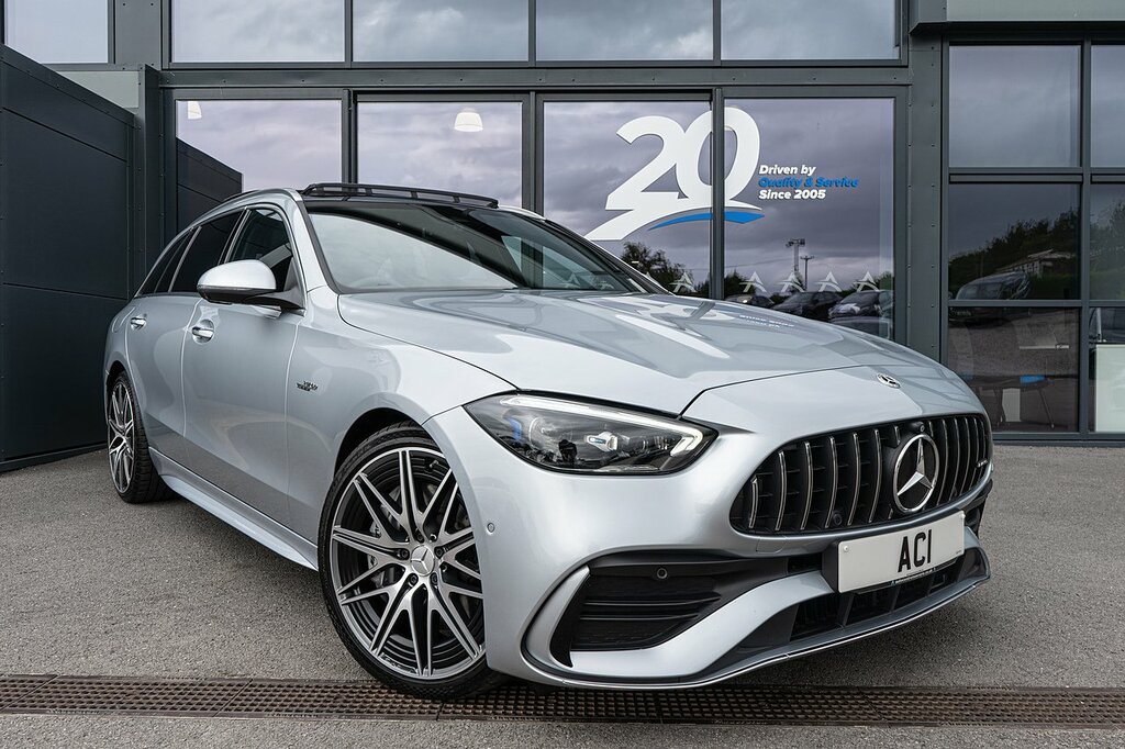 Mercedes-Benz C Class C43 Mhev Amg Silver #6