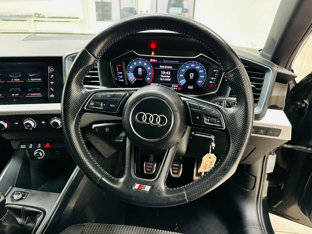 Audi A1 1.5 Tfsi 35 S Line Sportback Euro 6 Ss BR19HKJ Black #6